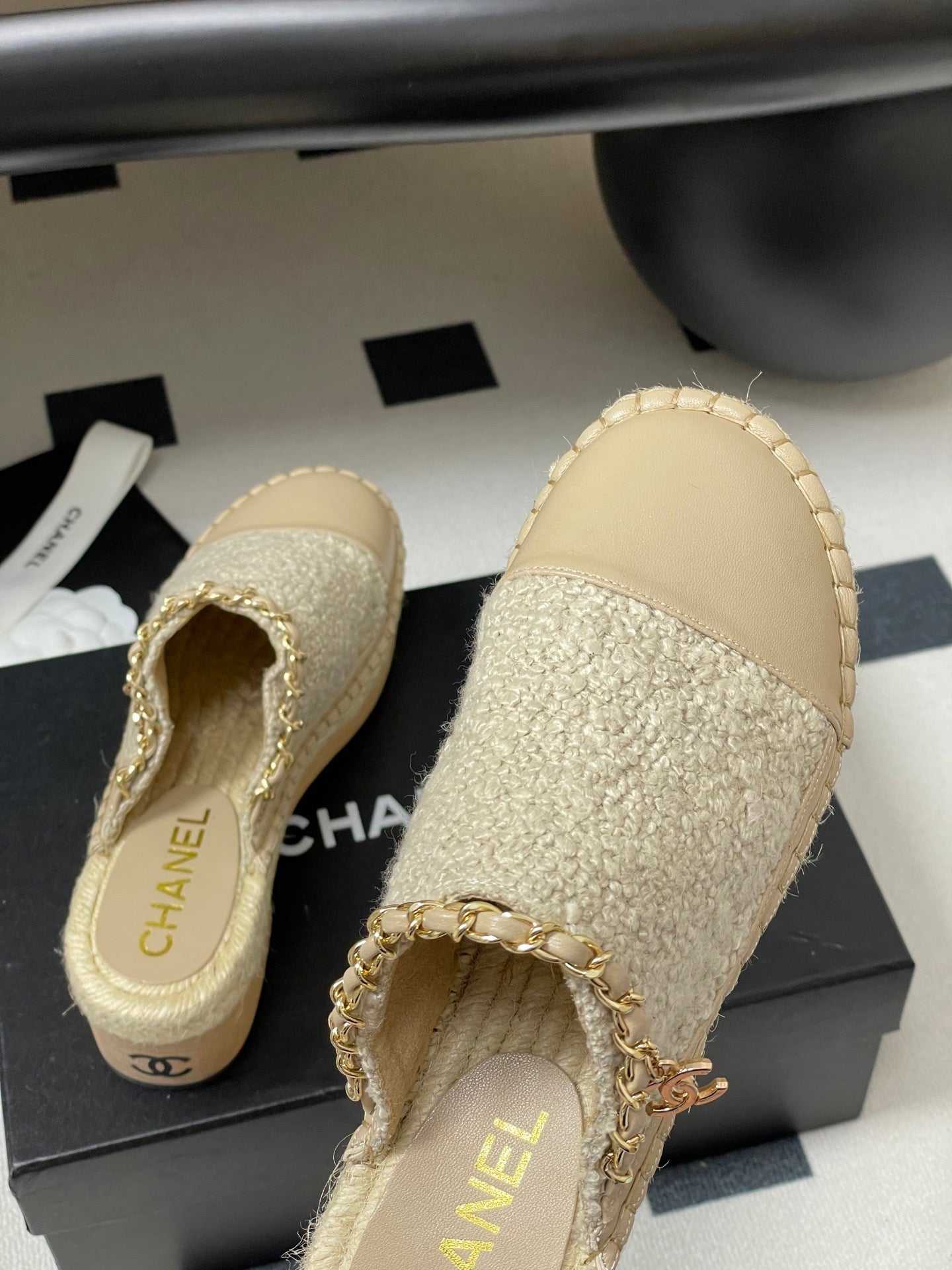 CC 25 Platform Mules Begei Sheepskin 356396