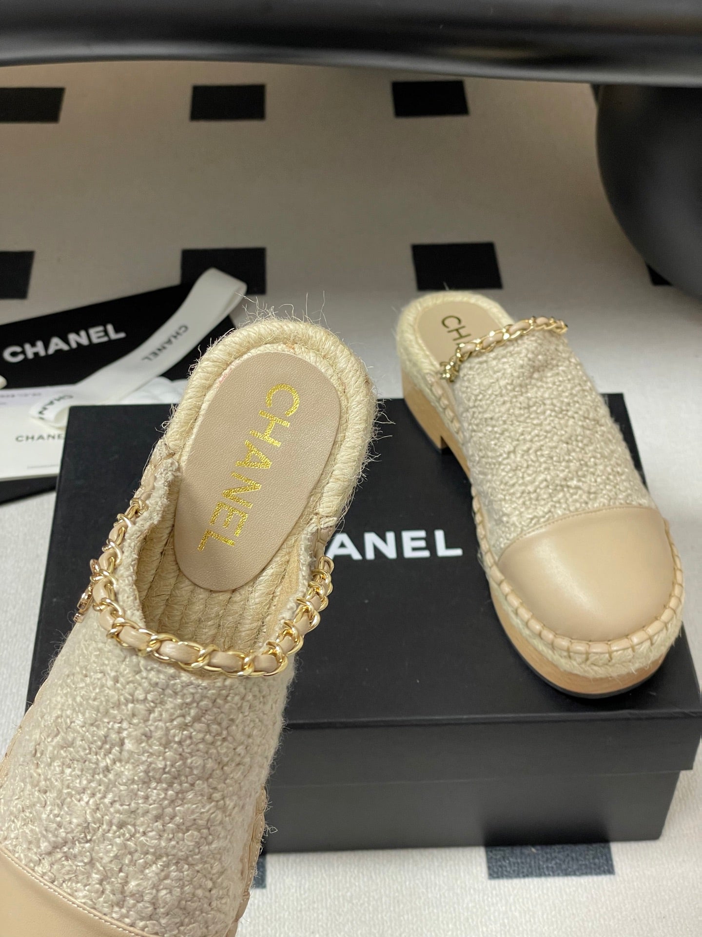 CC 25 Platform Mules Begei Sheepskin 356396