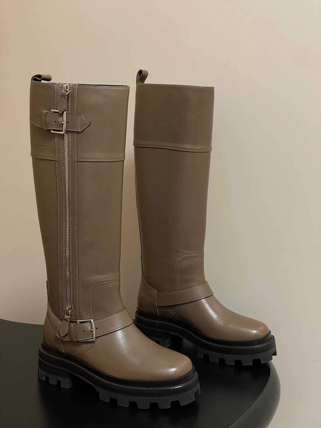 HM Jumping Boots 50 Light Brown Edge Lock Calfskin