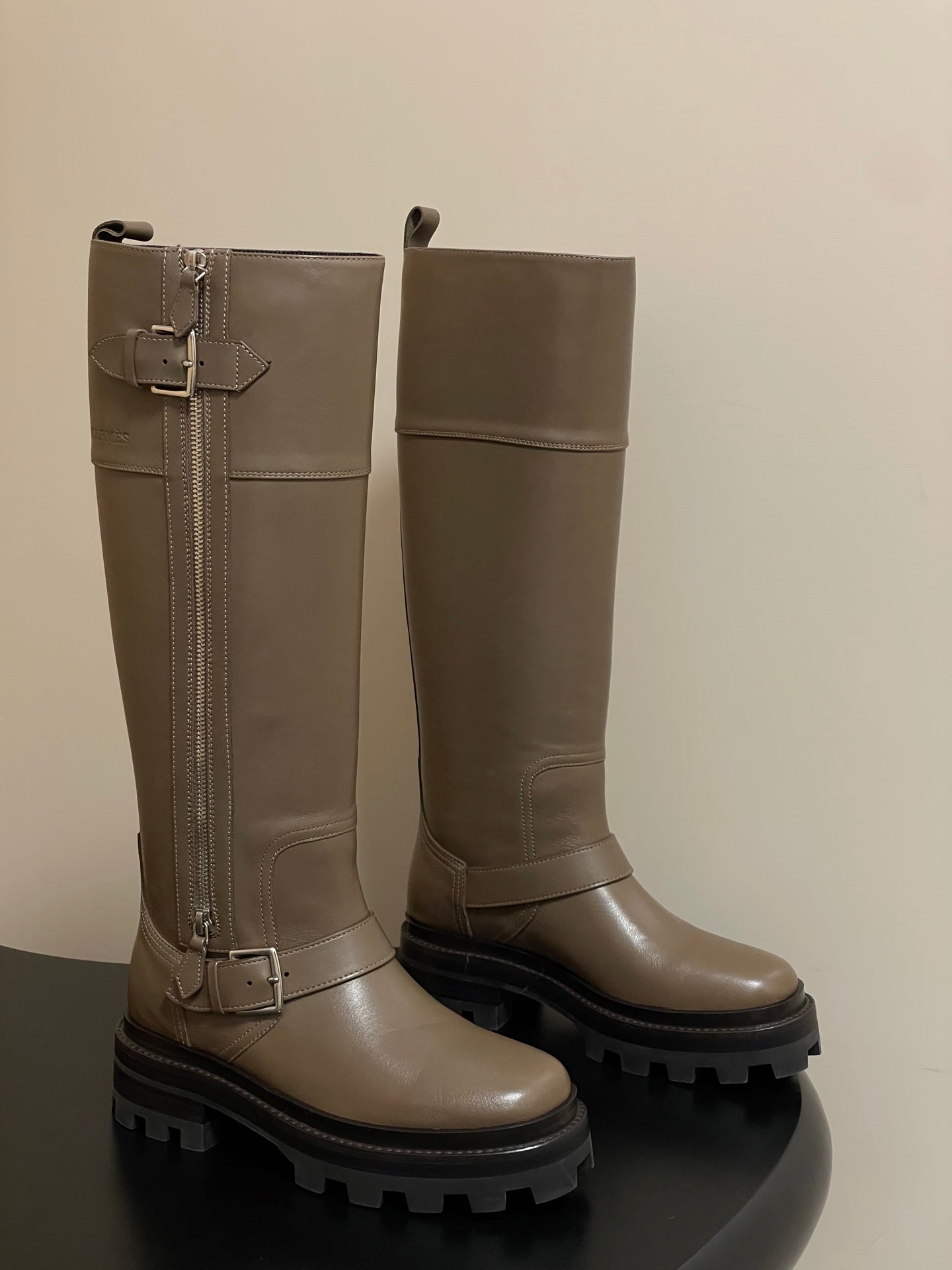 HM Jumping Boots 50 Light Brown Edge Lock Calfskin
