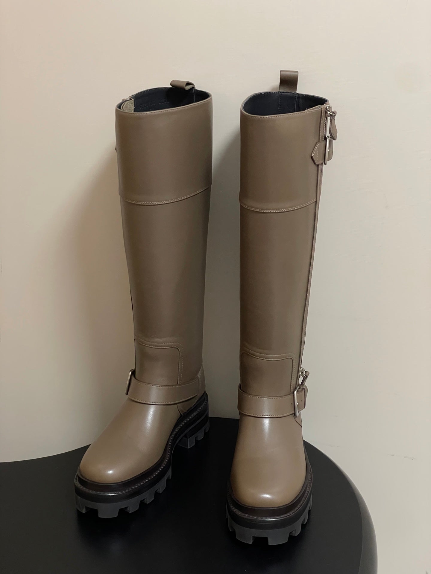 HM Jumping Boots 50 Light Brown Edge Lock Calfskin