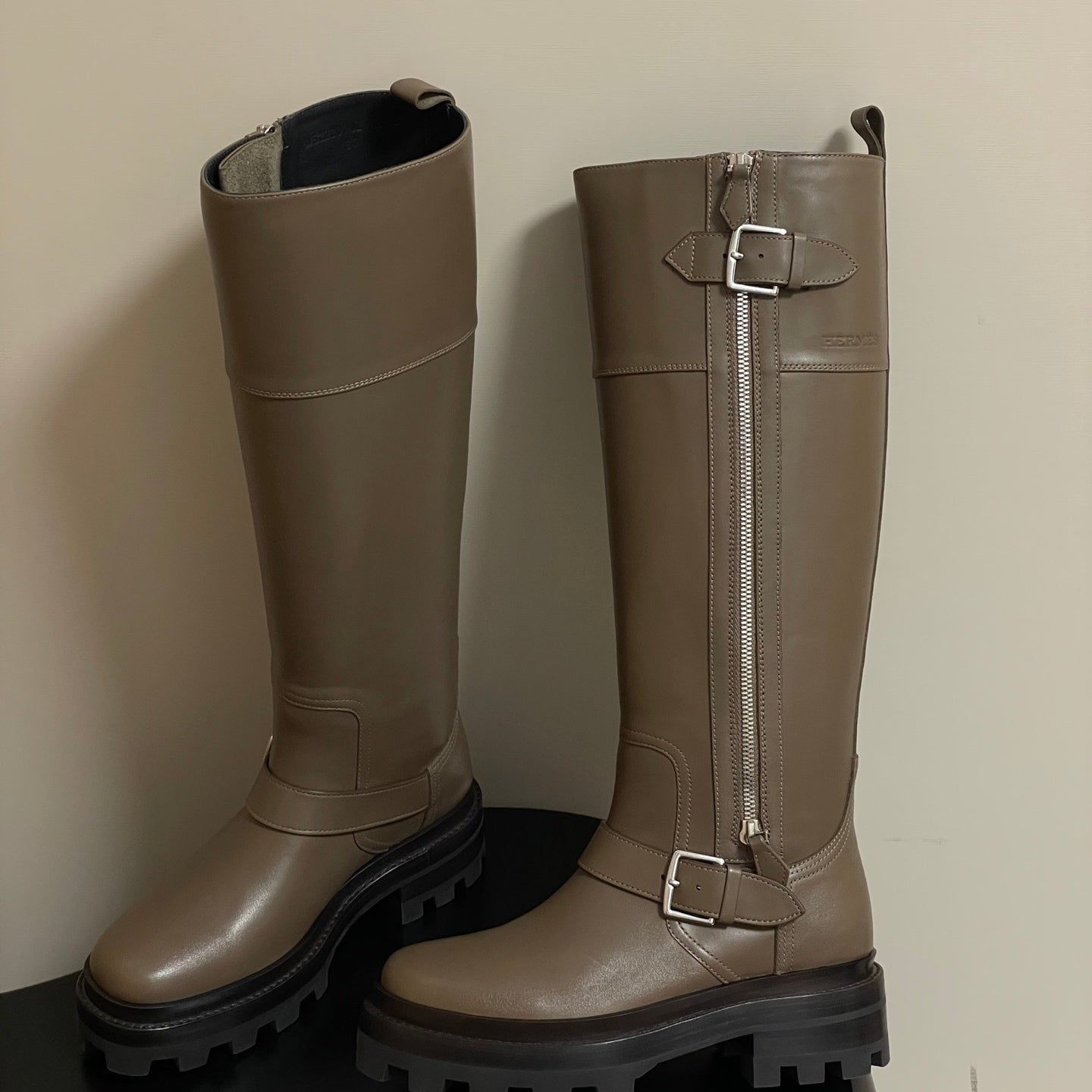 HM Jumping Boots 50 Light Brown Edge Lock Calfskin