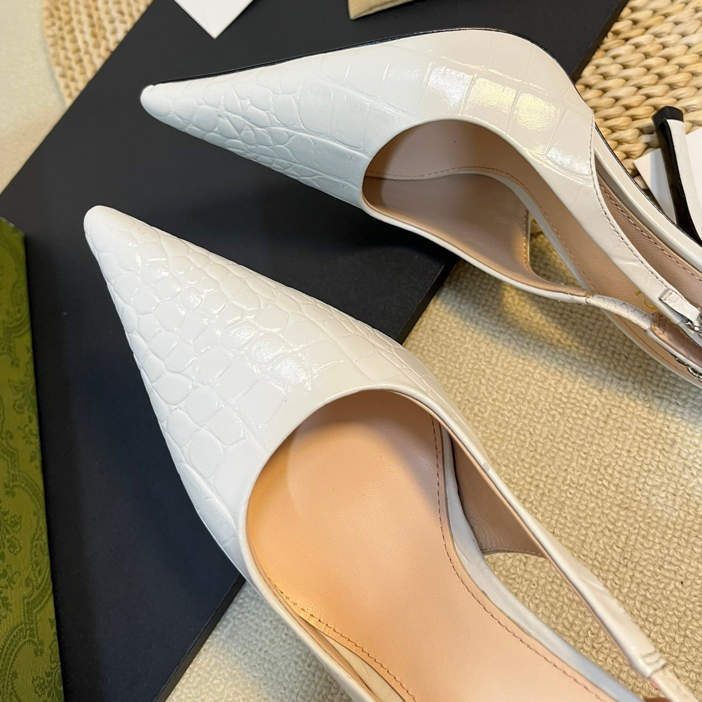 GG Women's High Heels  White