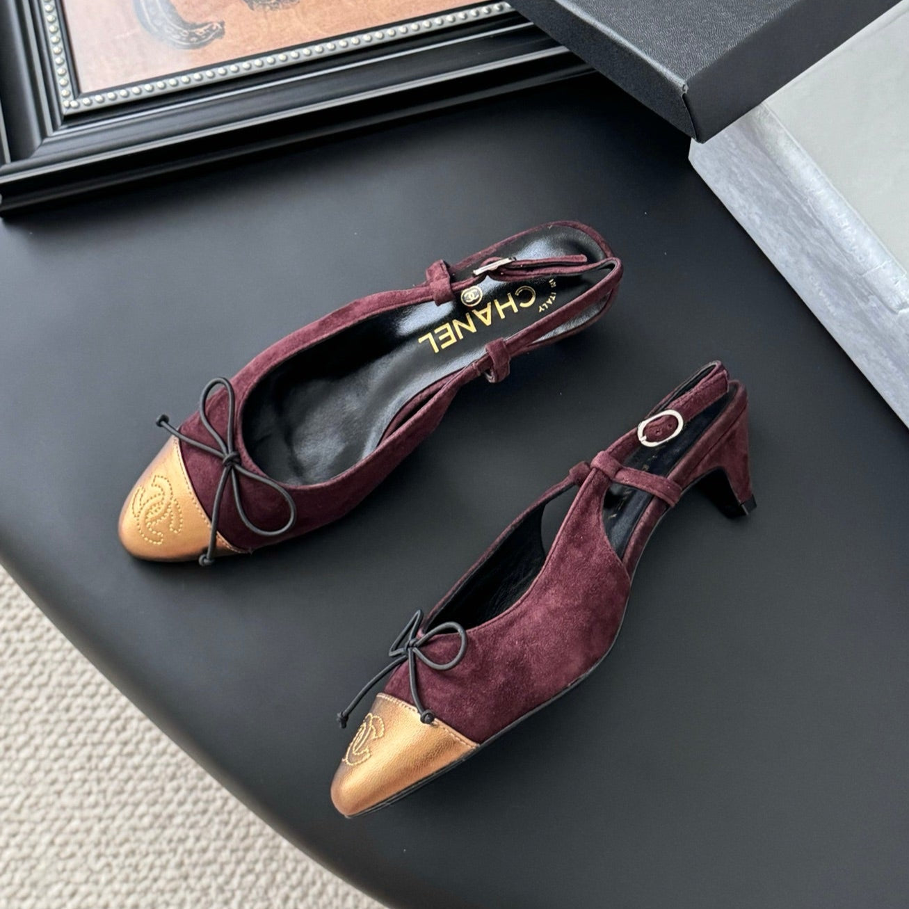 CC 25 Slingback Red Suede 305275