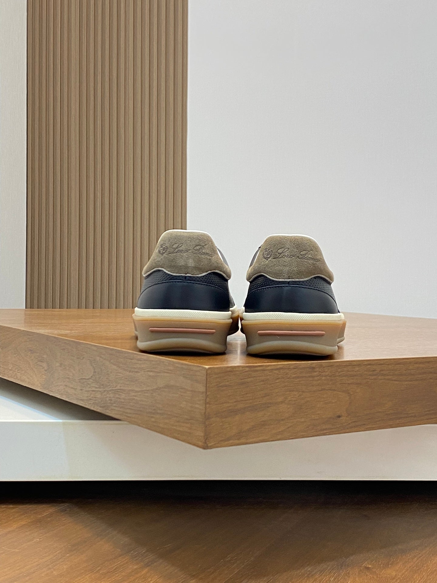 LP 360 TENNIS WALK SNEAKERS BLACK MESH CALFSKIN