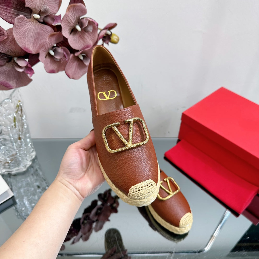 Vlogo Signature Loafer Dark Brown Leather