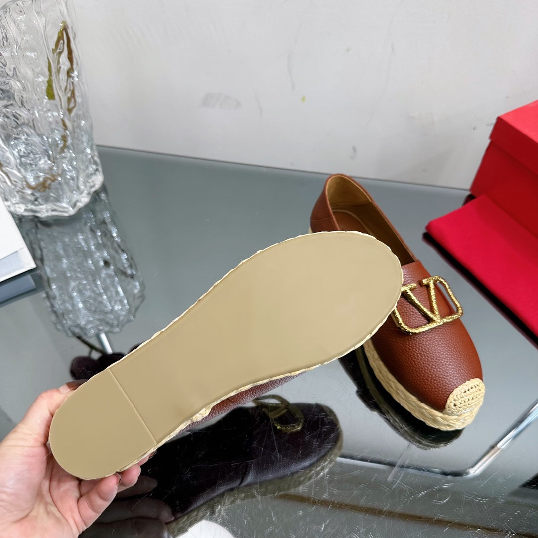 Vlogo Signature Loafer Dark Brown Leather