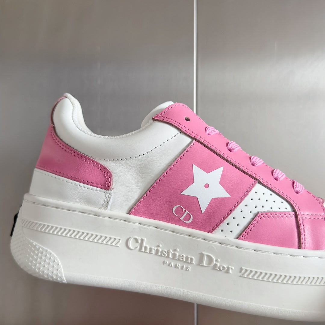 cd star sneaker white pink calfksin