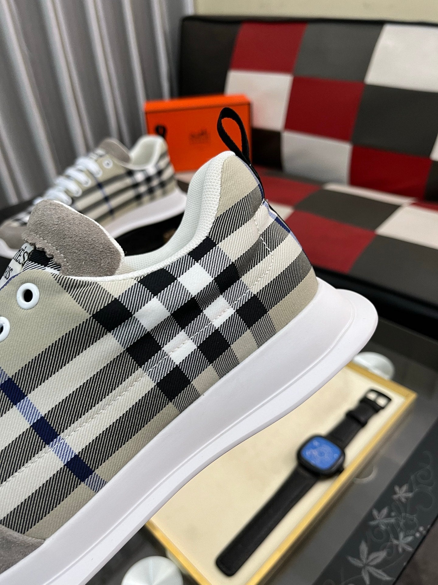 HM Men's Bouncing Sneakers Multicolor Cowhide 644684