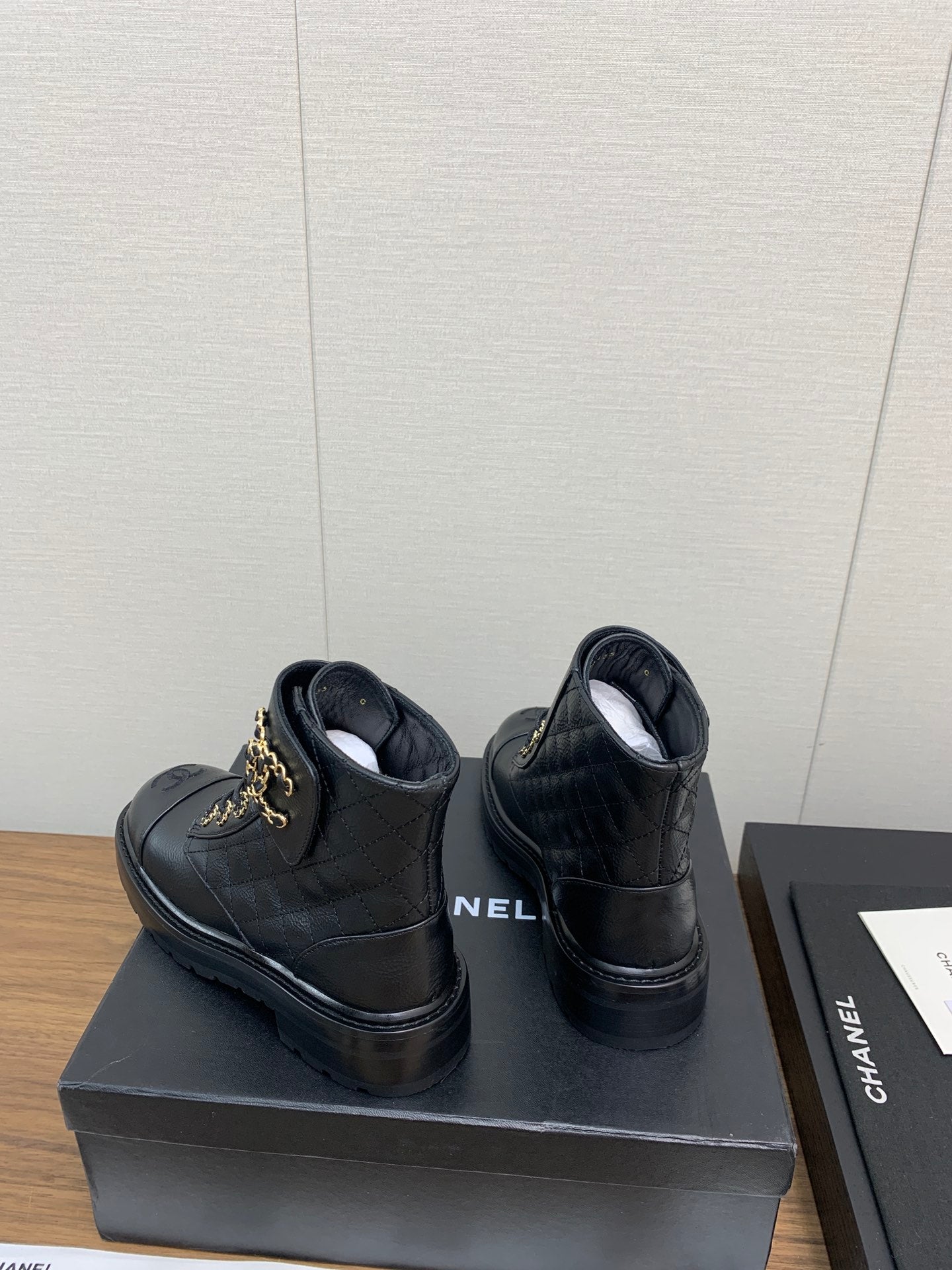 CC Ankle Boots Black Cowhide