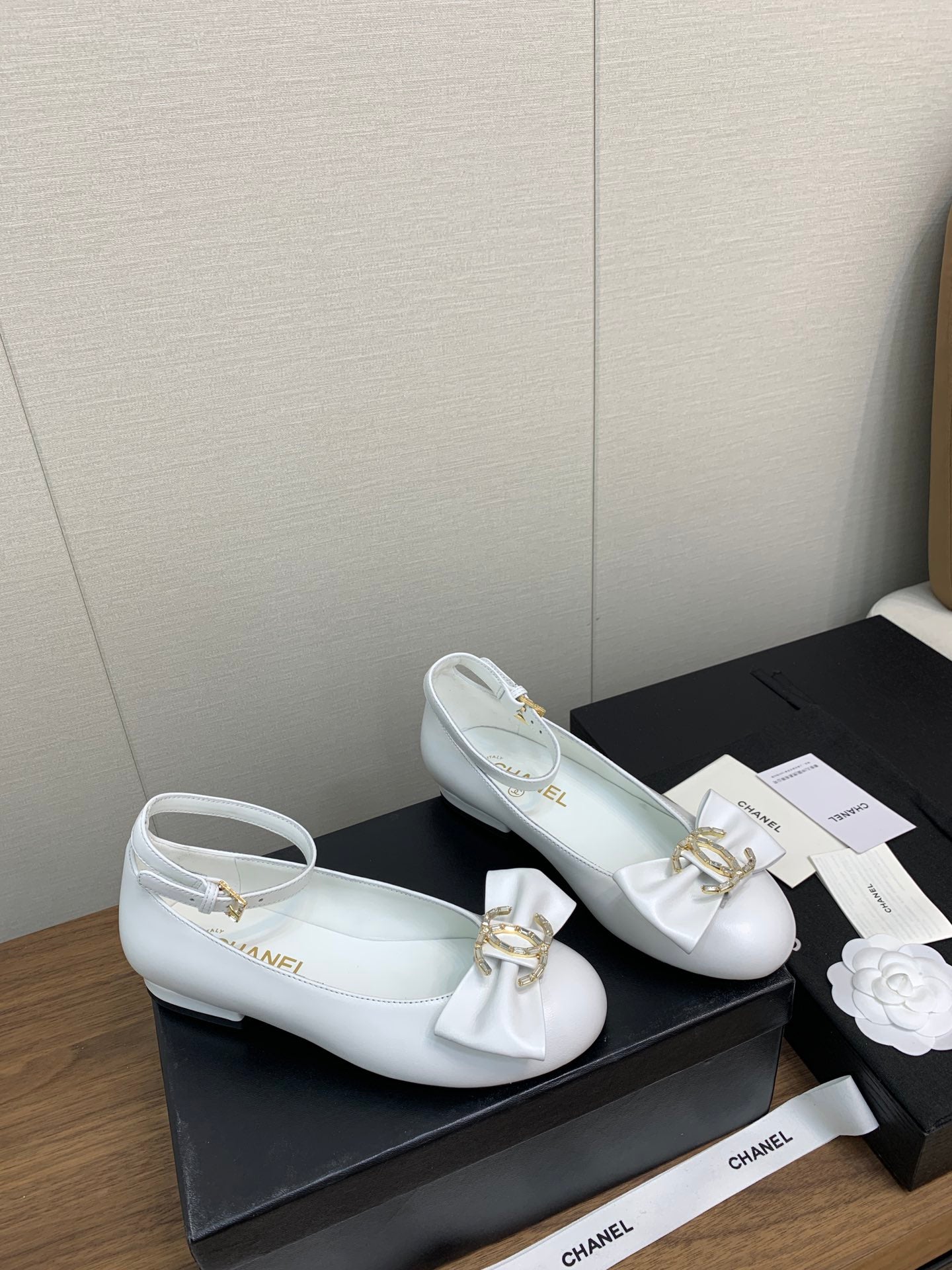 CC Mary Jane 25mm White Cowhide