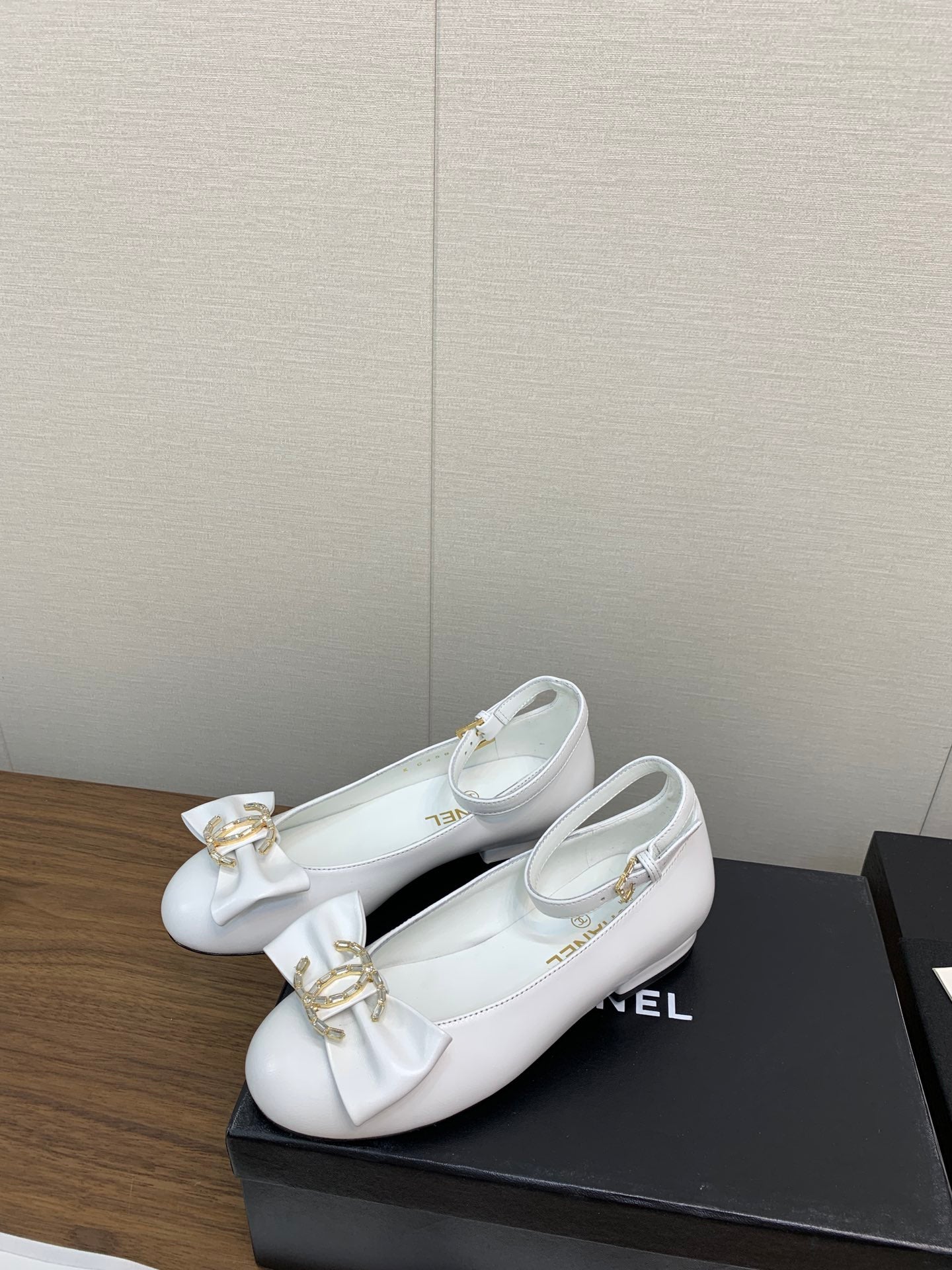 CC Mary Jane 25mm White Cowhide