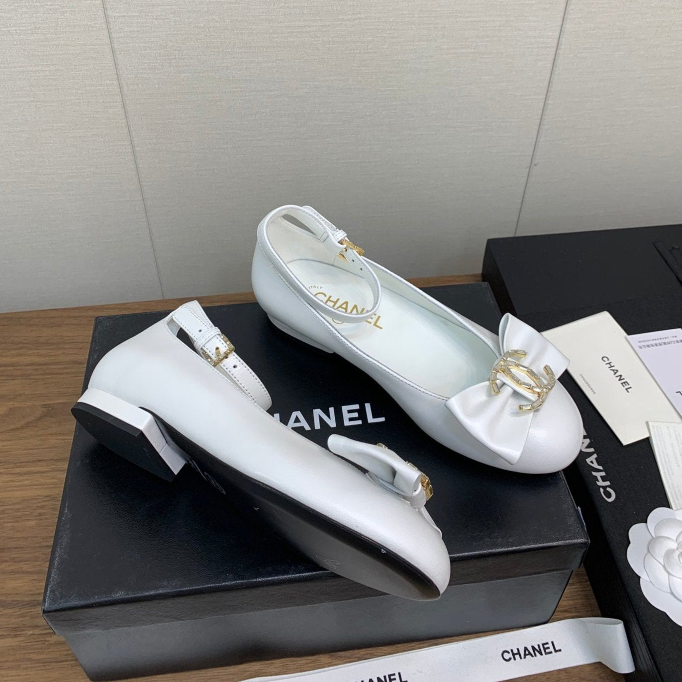 CC Mary Jane 25mm White Cowhide