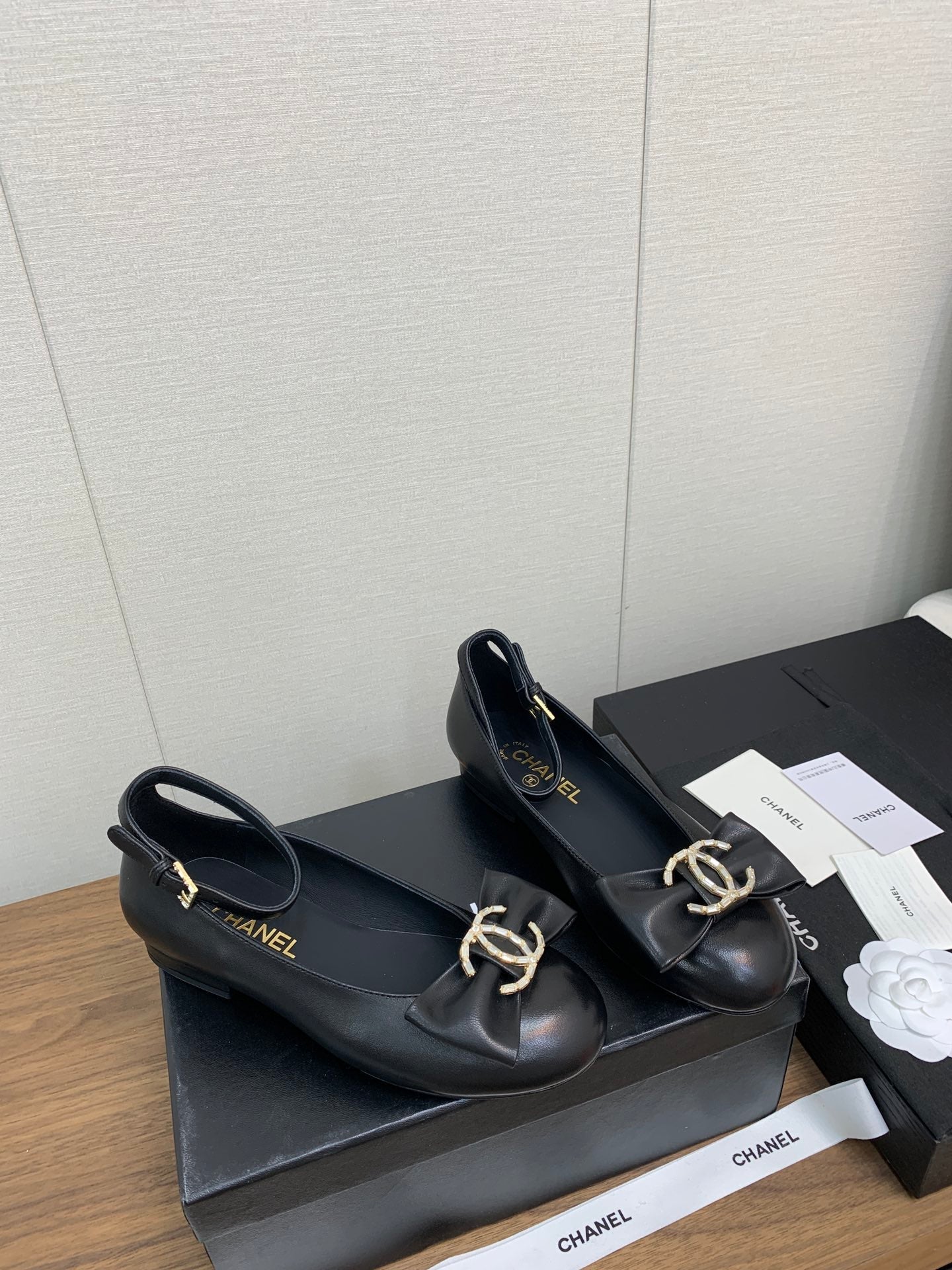 CC Mary Jane 25mm Black Cowhide