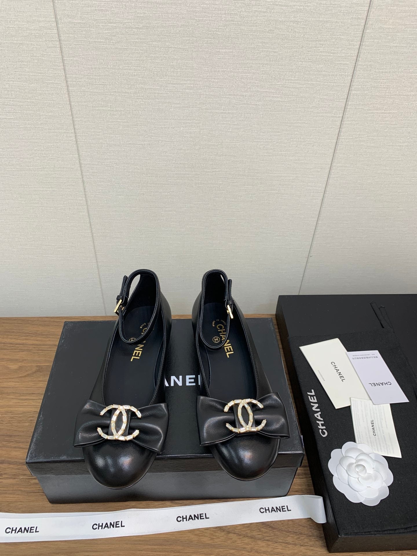 CC Mary Jane 25mm Black Cowhide