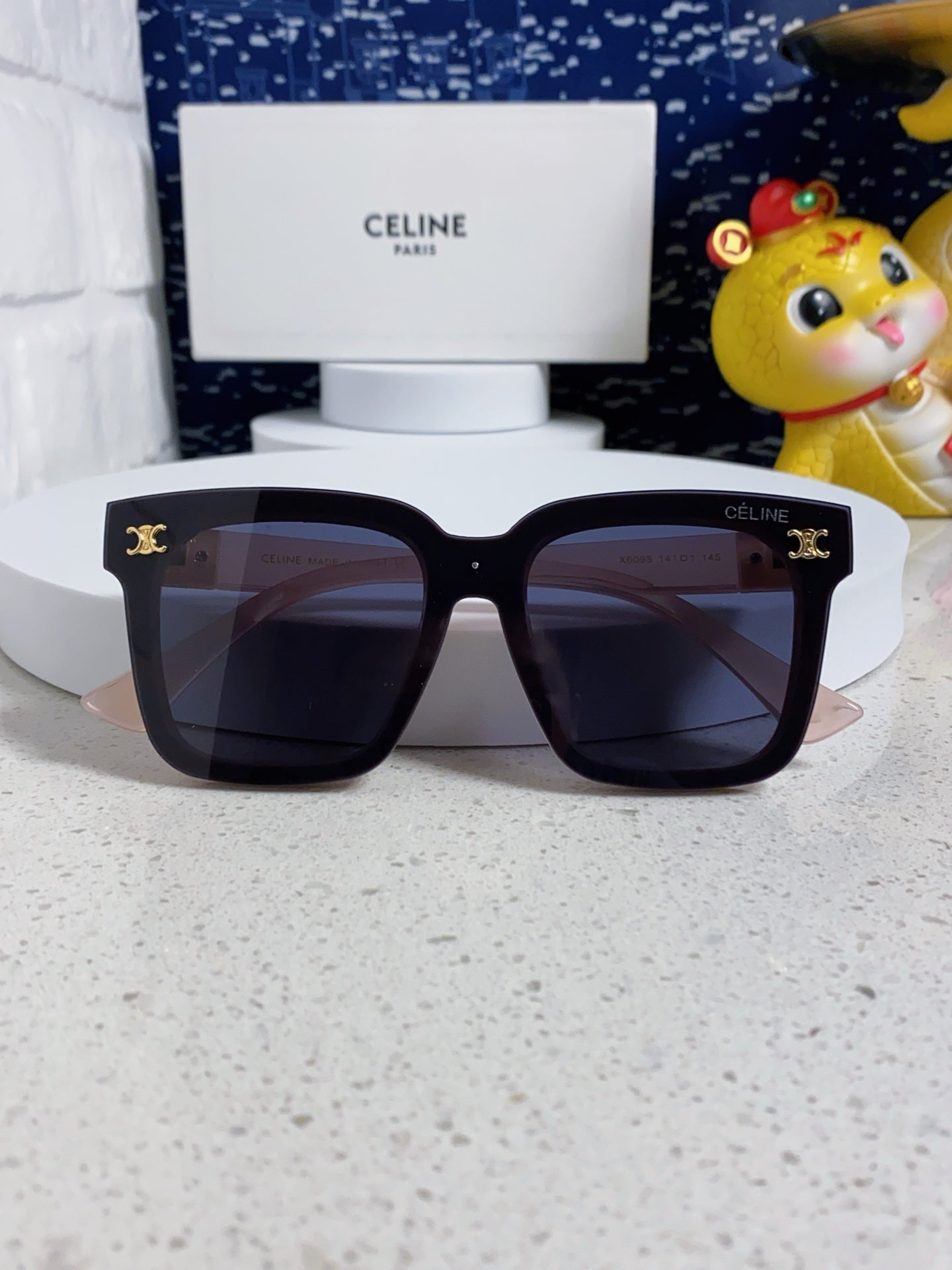 TRIOMPHE SUNGLASSES 548634 IN PINK ACETATE