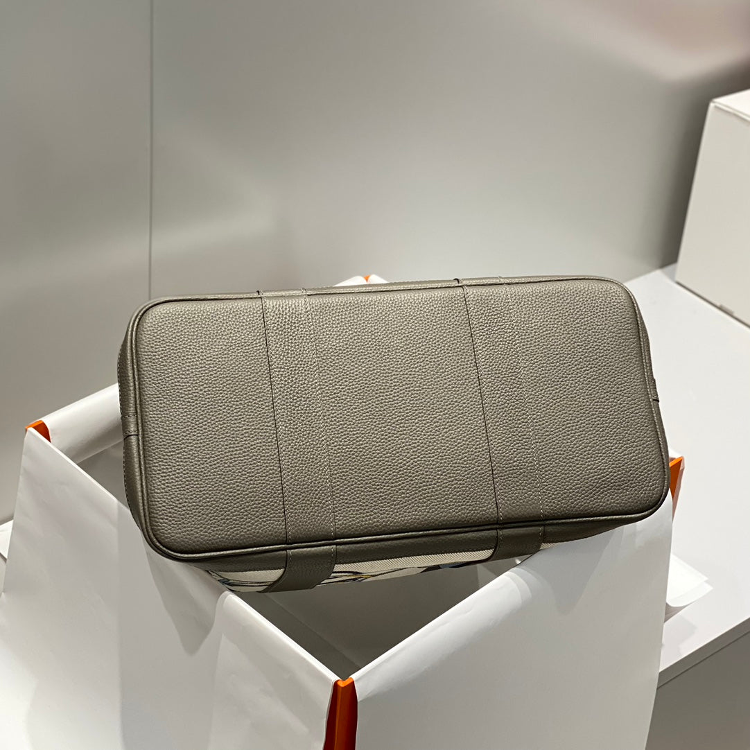 HM Garden Party 36 Multicolor Canvas and Negonda Calfskin 243389