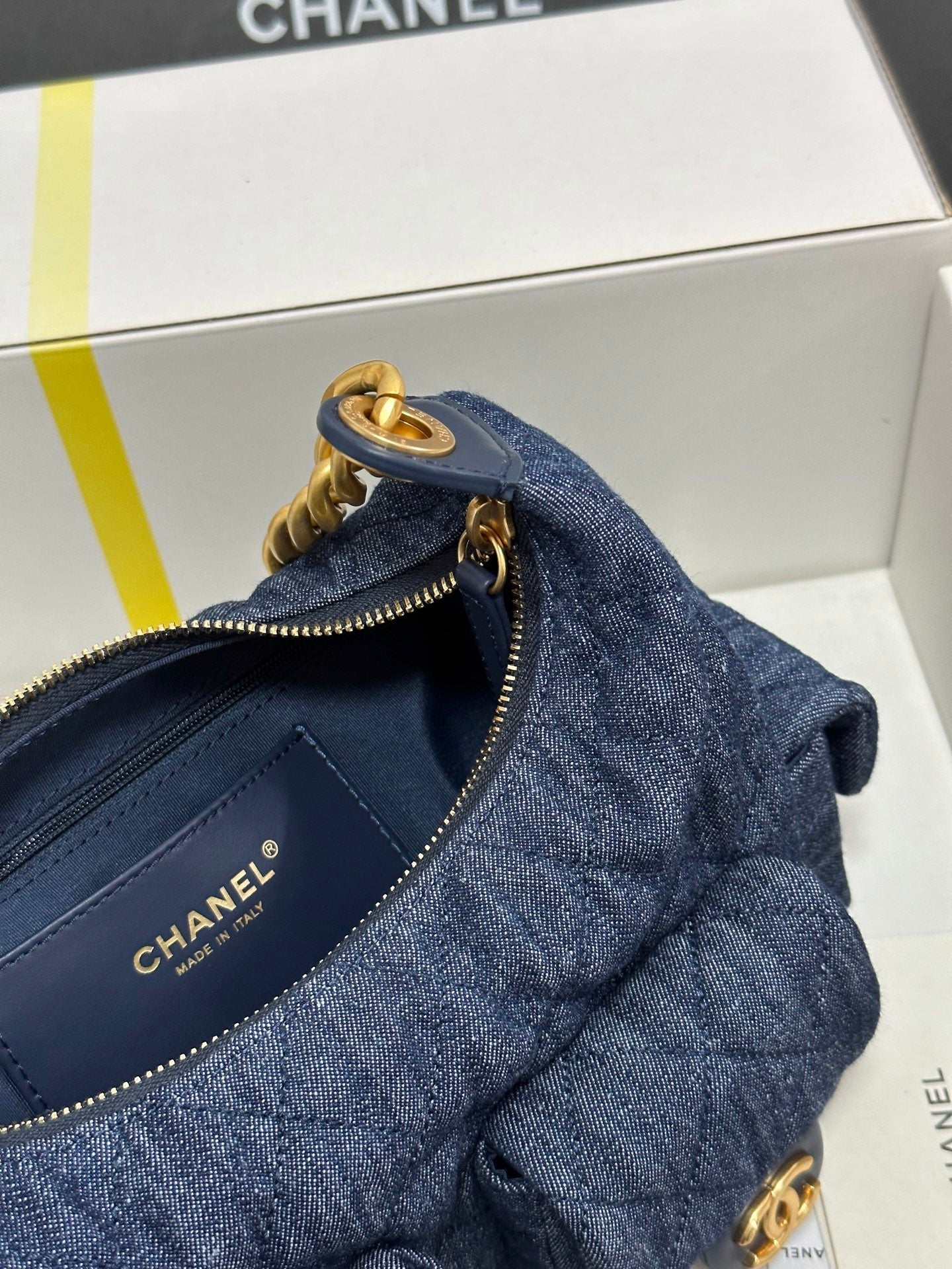 CC 25C Hobo 31cm Space Demin Gold Hardware 243575