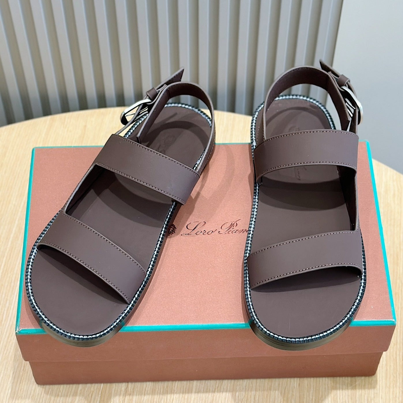 LP NAMA SANDAL CHOCOLATE CALFSKIN