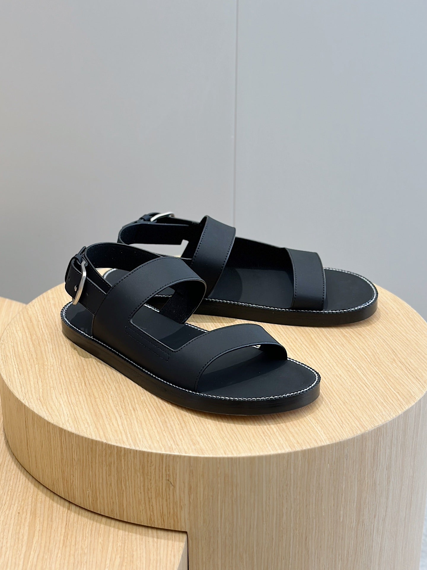 LP NAMA SANDAL DARK AEGEAN CALFSKIN