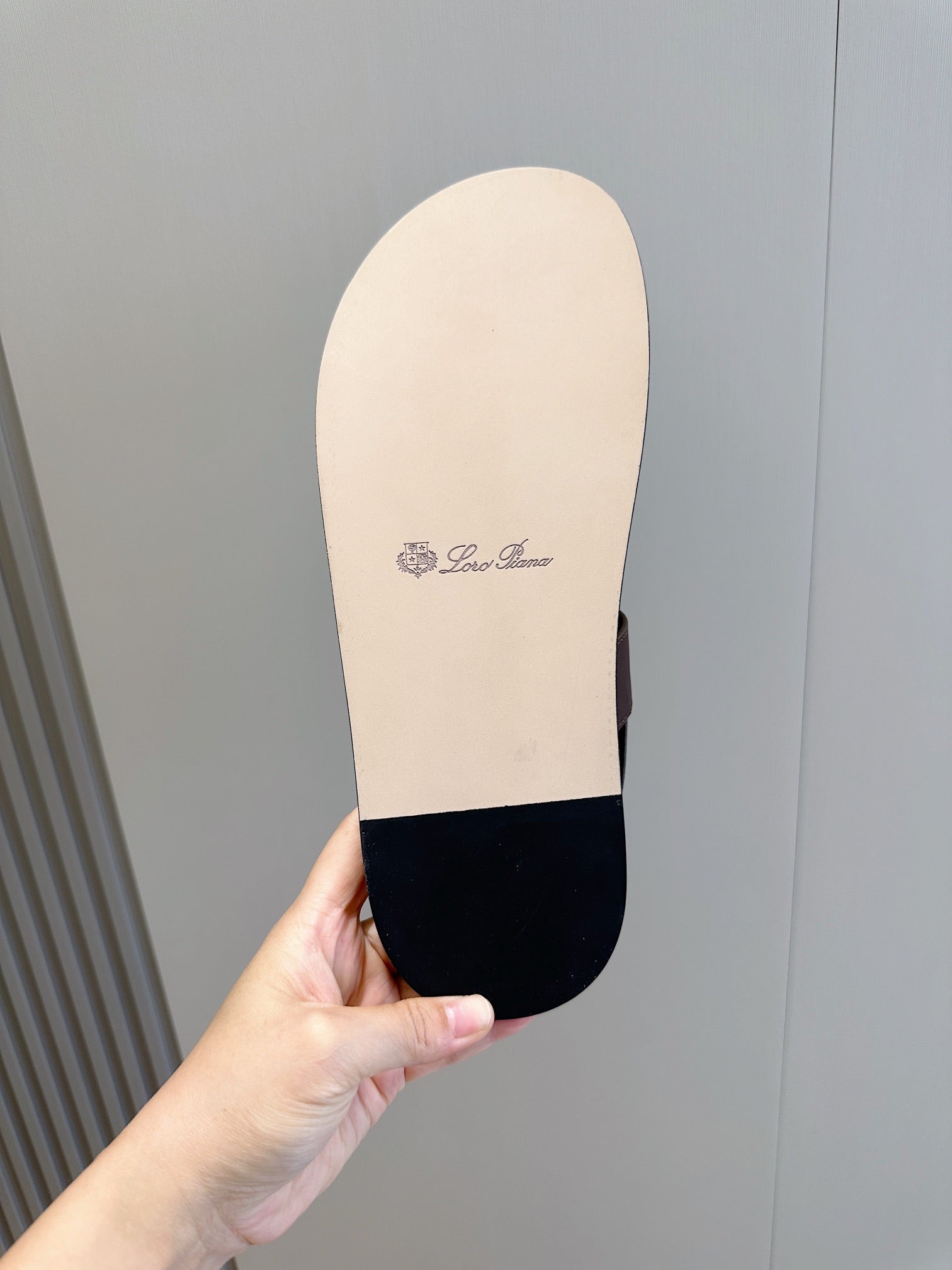 LP NAMA SANDAL DARK AEGEAN CALFSKIN