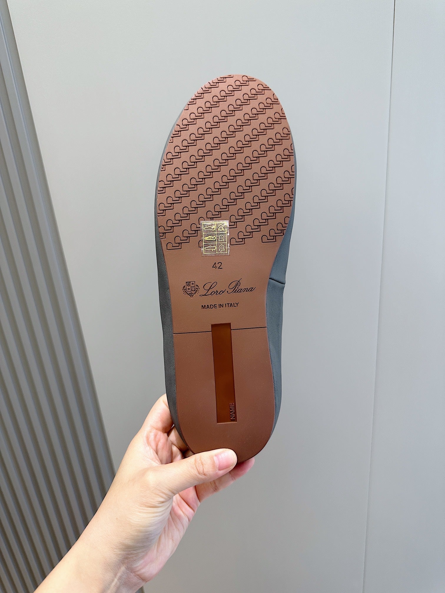 LP TOMORI SABOT MULES ANCHOR MESH CALFSKIN