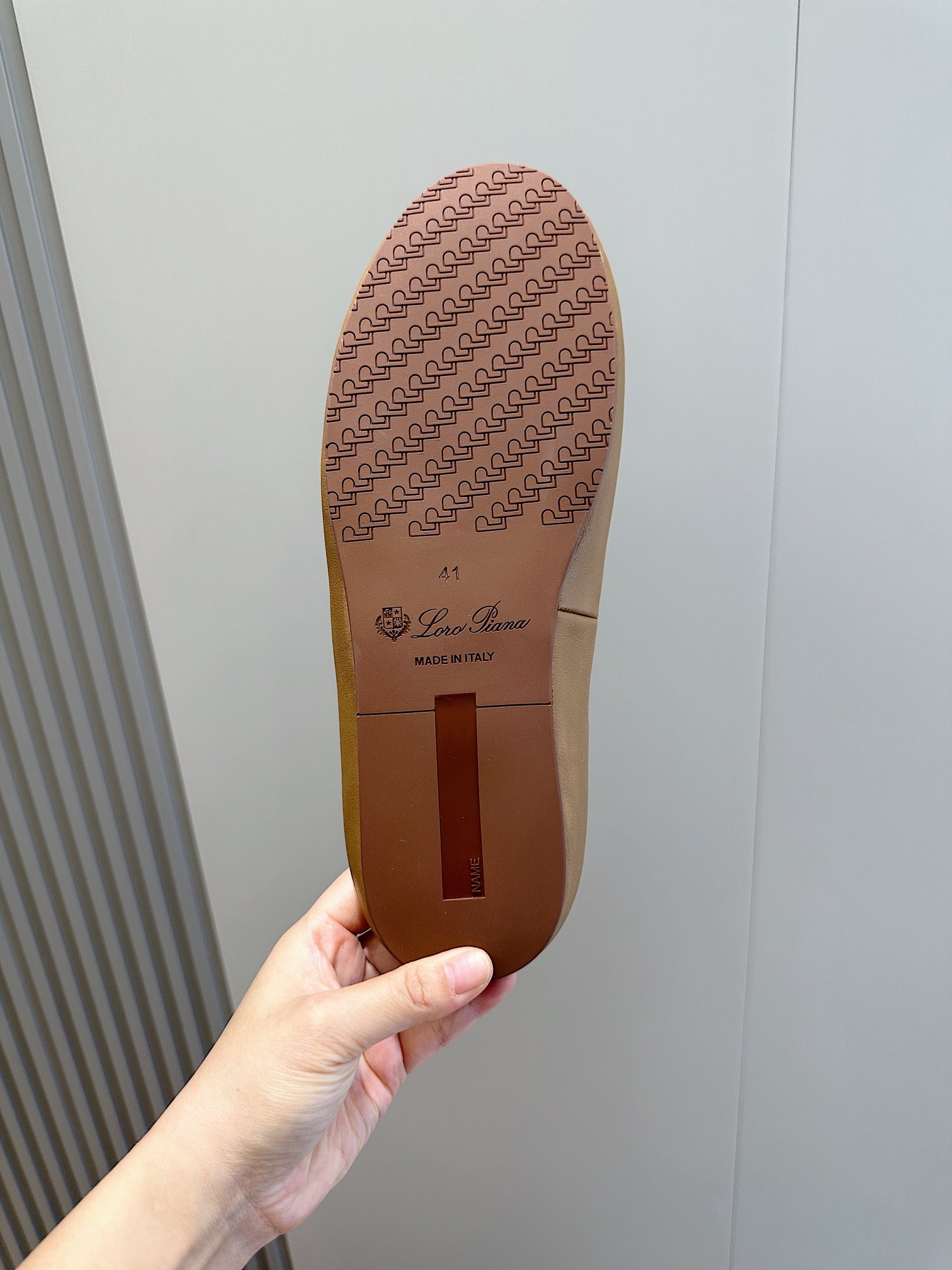 LP TOMORI SABOT MULES PEANUT MESH CALFSKIN