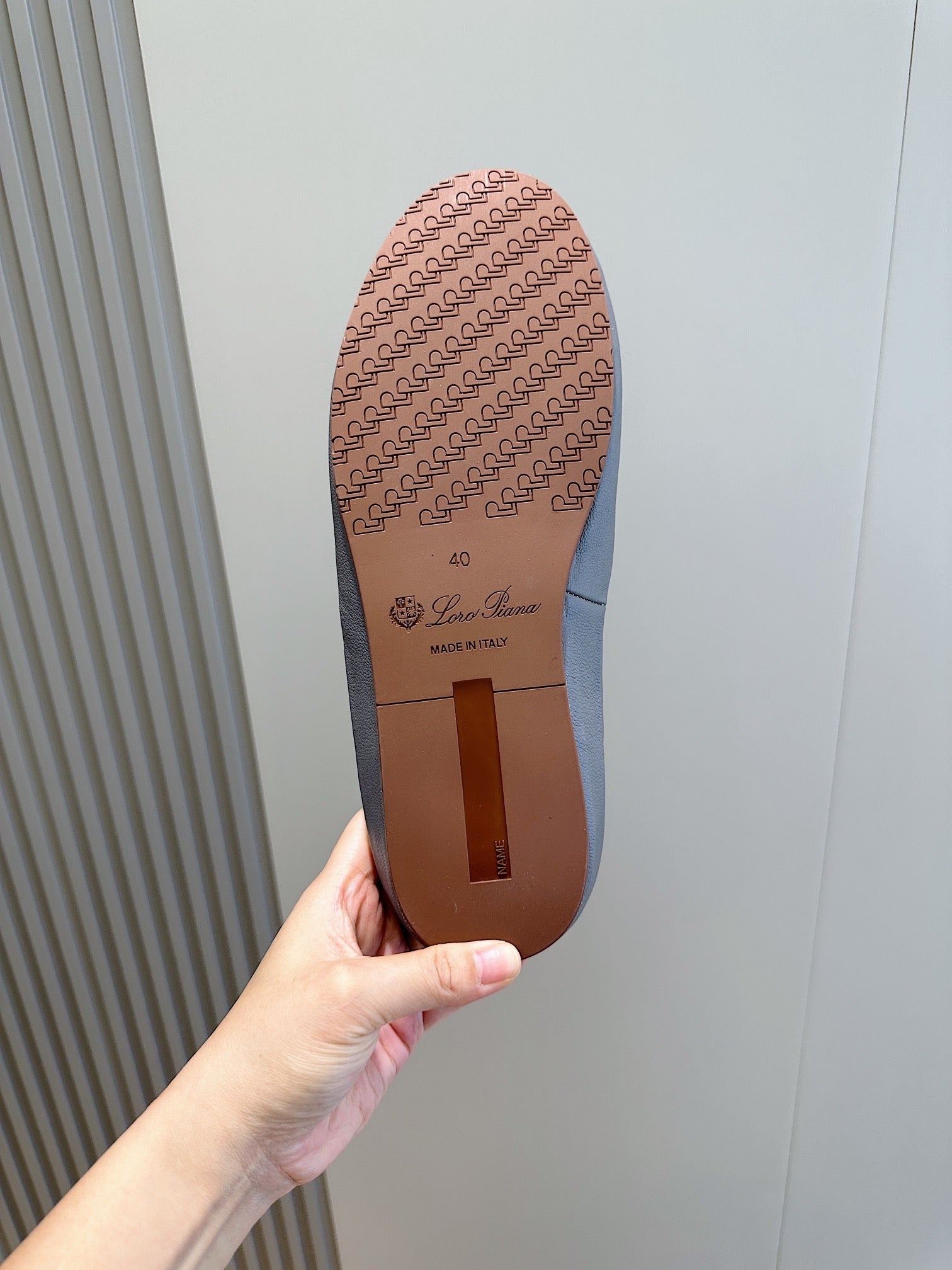 LP TOMORI SABOT MULES CERULEAN CALFSKIN