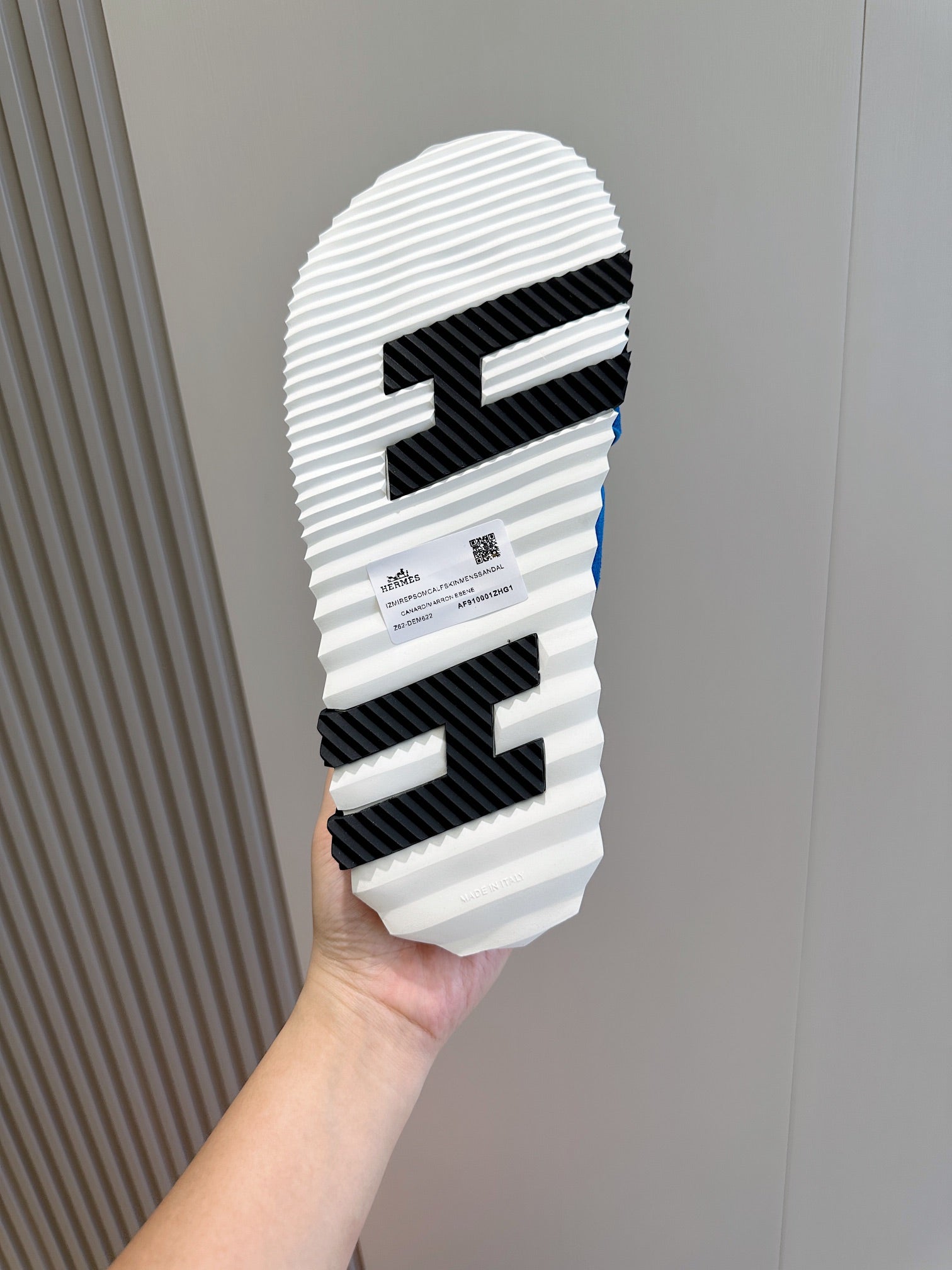 HM Men's Infra Slide Blue Suede 547632