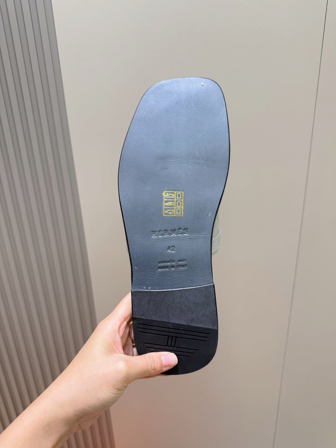 HM Men's Black Calfskin 599973