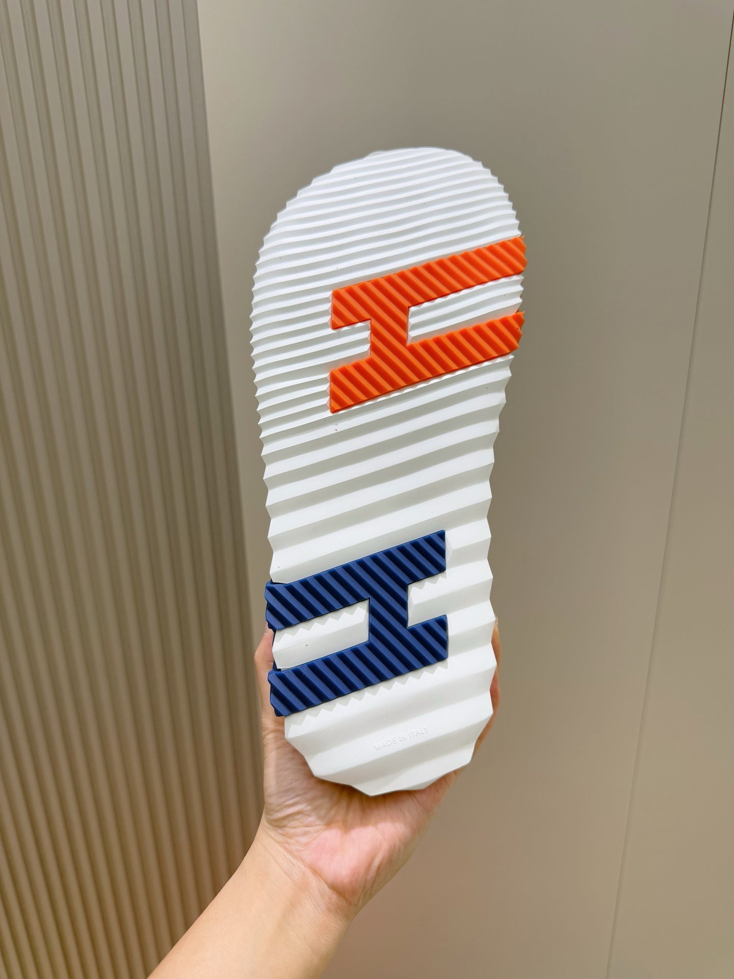 HM Men's Infra Slide Navy Blue Cowhide Suede 599997