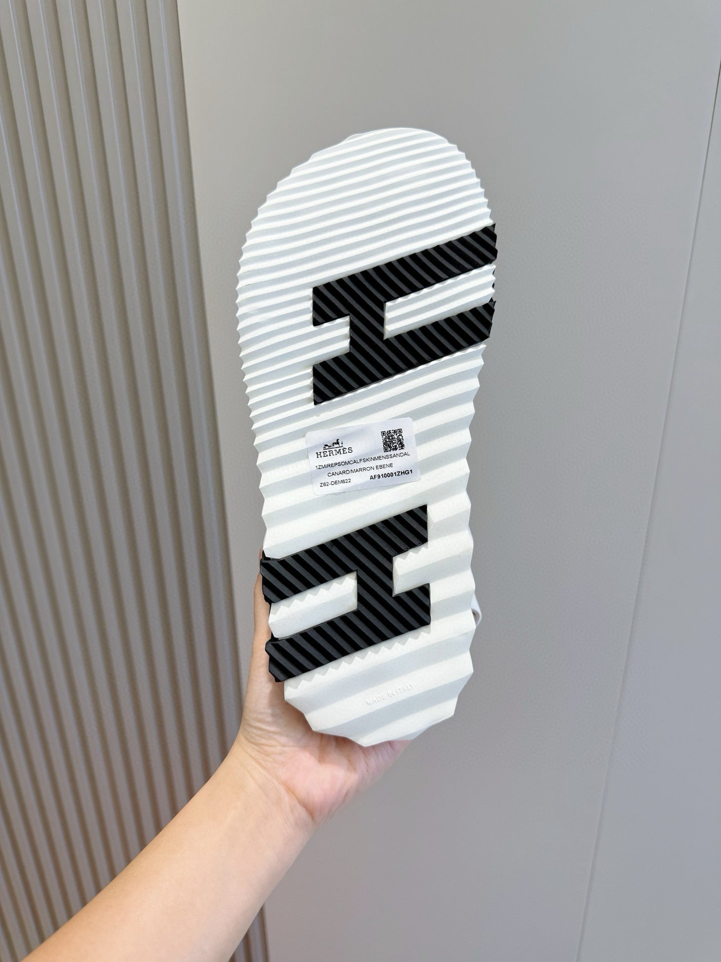 HM Men's Junior Sandal White Calfskin 643239