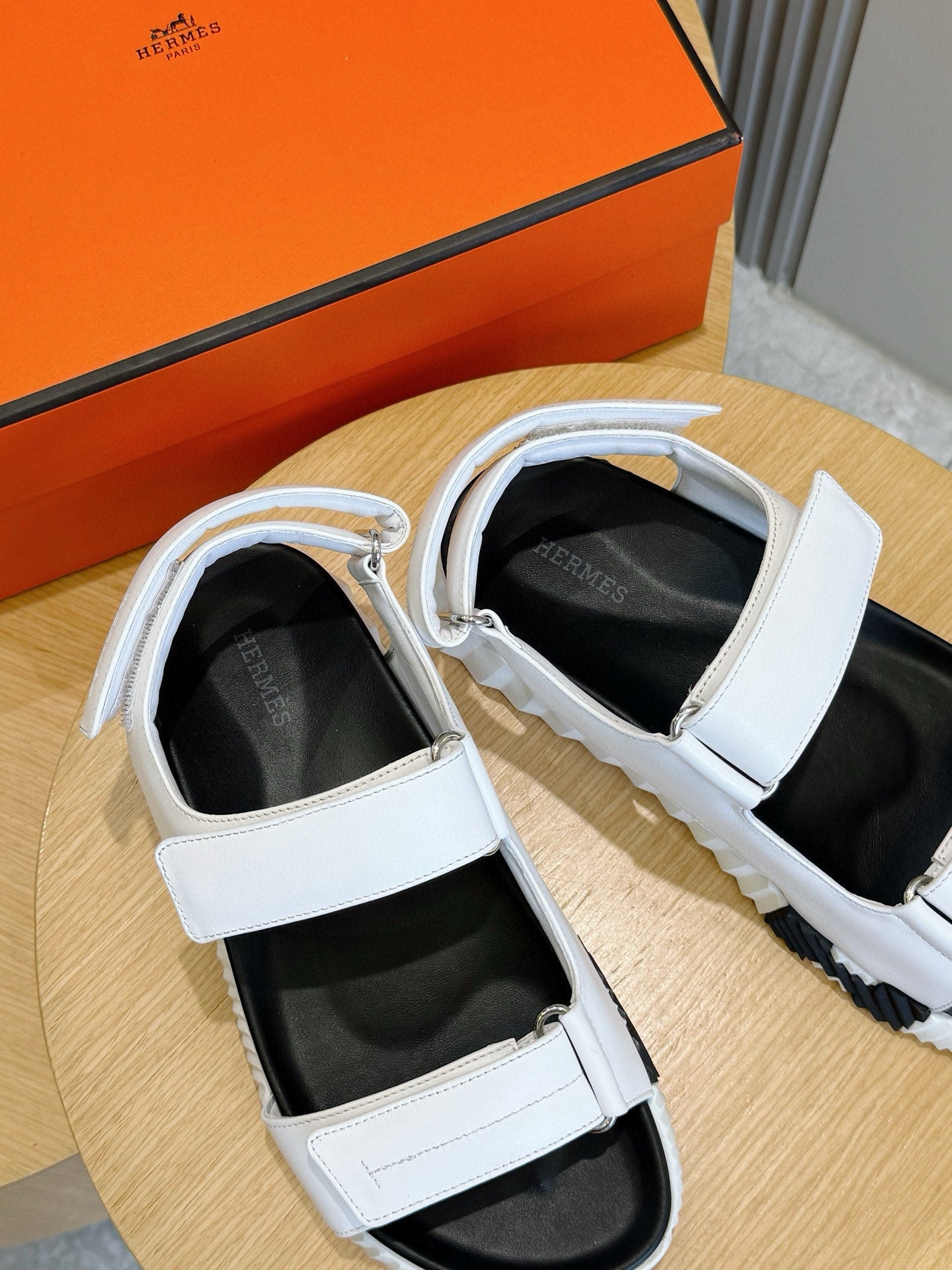 HM Men's Junior Sandal White Calfskin 643239