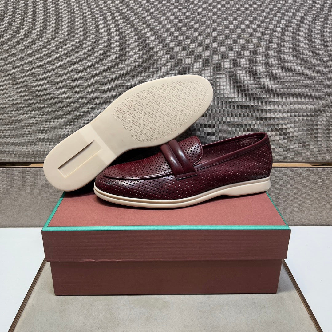 LP PERFORATED LOAFERS JAM CALFSKIN