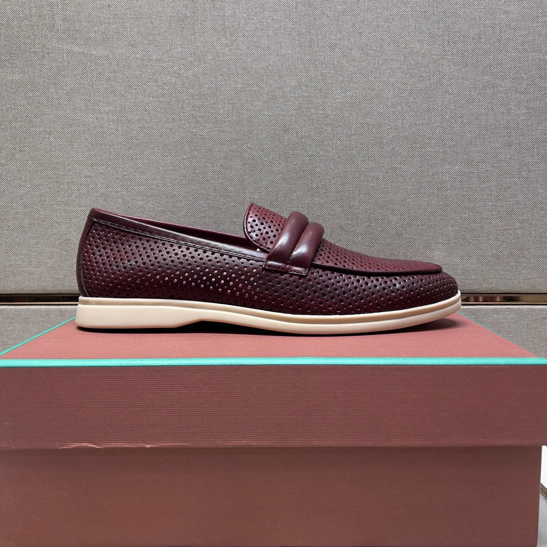 LP PERFORATED LOAFERS JAM CALFSKIN