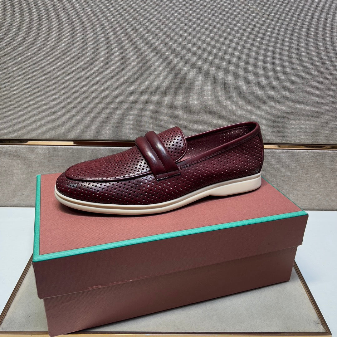 LP PERFORATED LOAFERS JAM CALFSKIN