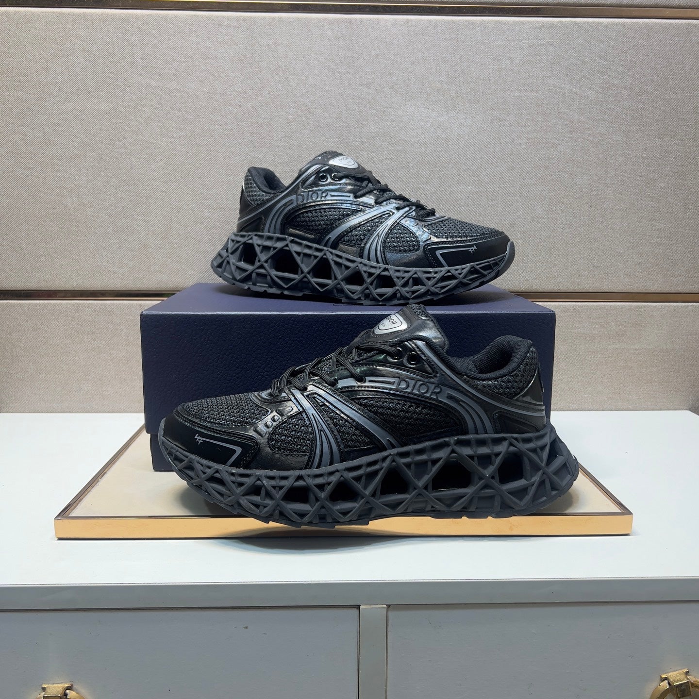 CD 25 B35 Sneaker Black Mesh Rubber 649670