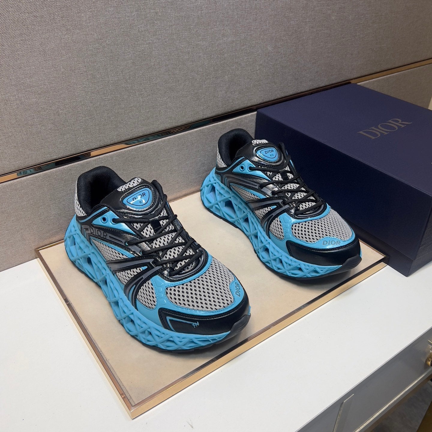 CD 25 B35 Sneaker Blue Grey Mesh Rubber 649672