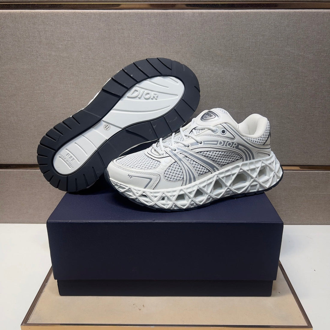 CD 25 B35 Sneaker White Mesh Rubber 649673