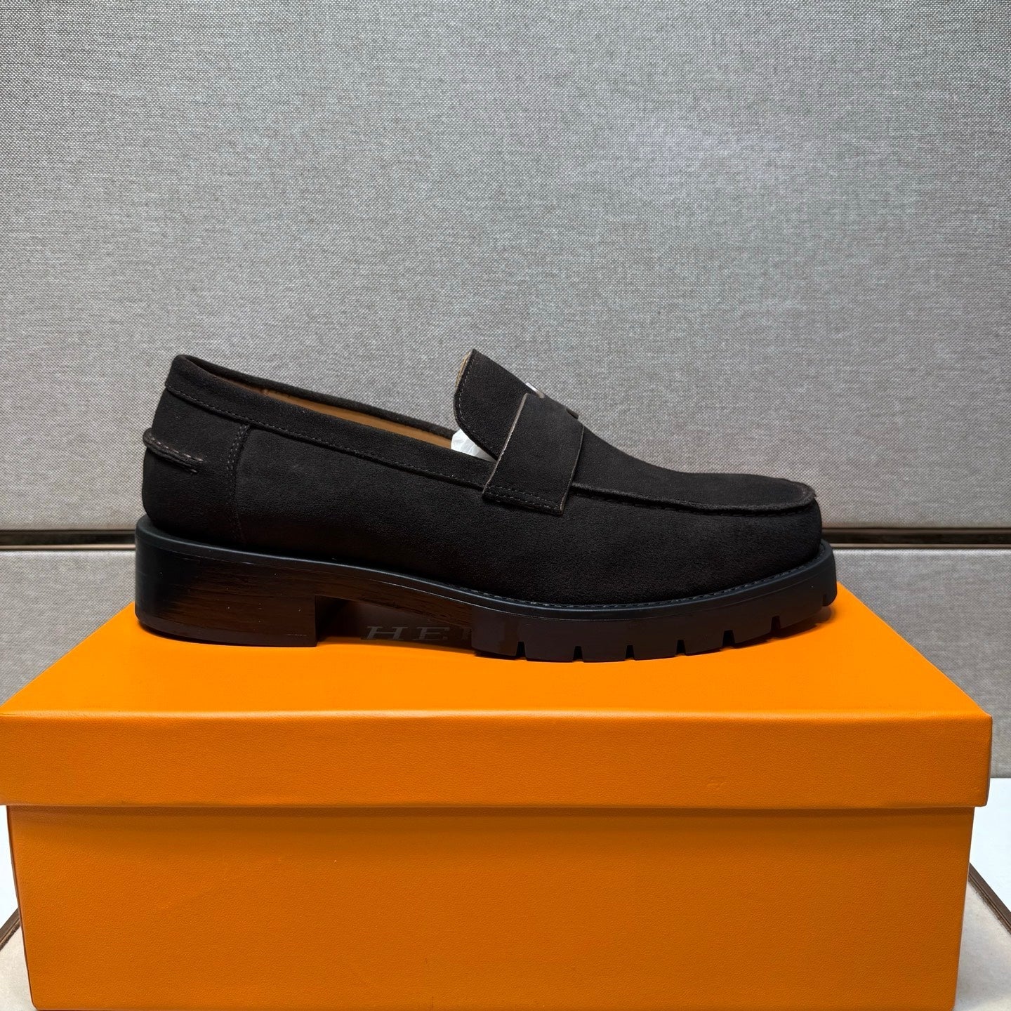 HM Men's 25 Klement Loafer Dark Chocolate Suede 701601