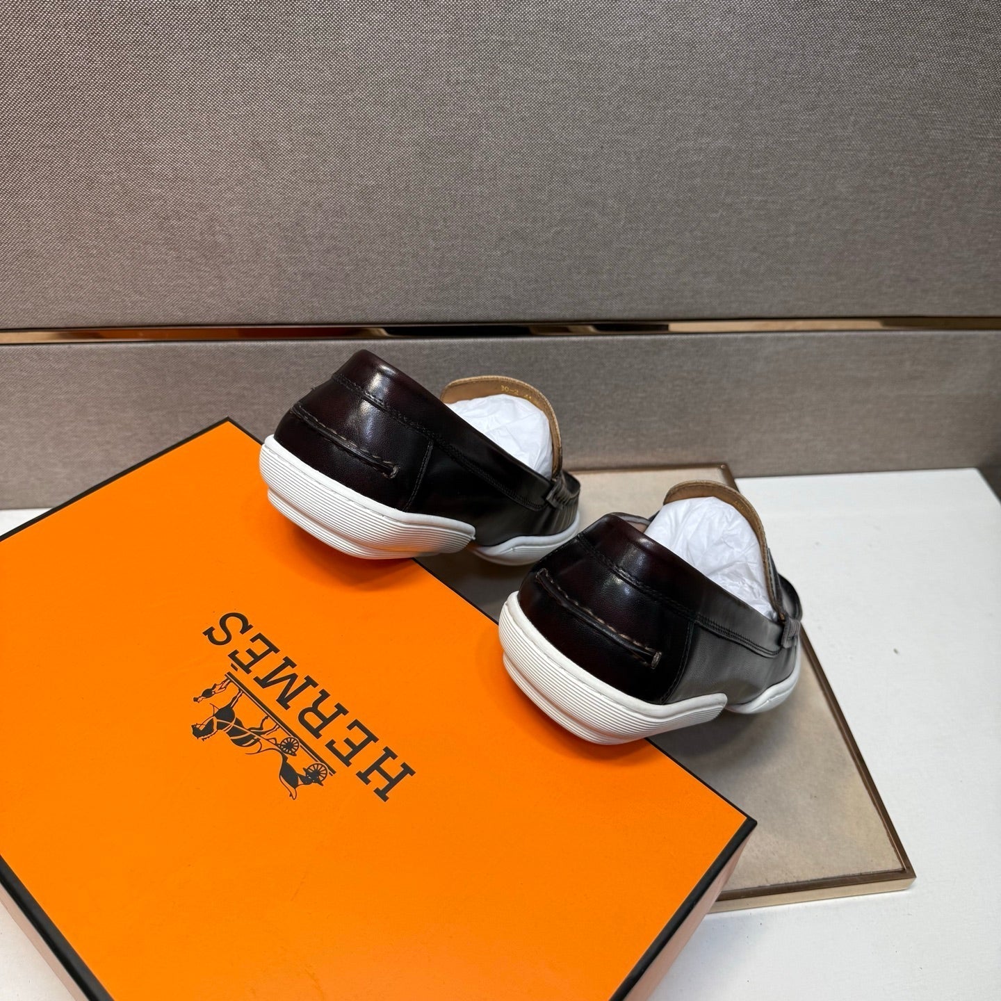 HM Men's 25 Loafer Dark Brown Cowhide 717696