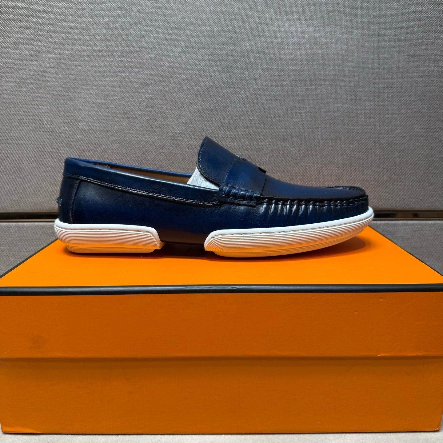 HM Men's 25 Loafer Blue Cowhide 717697