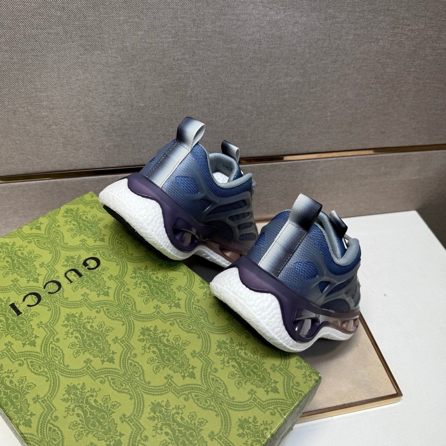 GG Men's 25 Sneaker Blue Mix Grey Mesh 743034