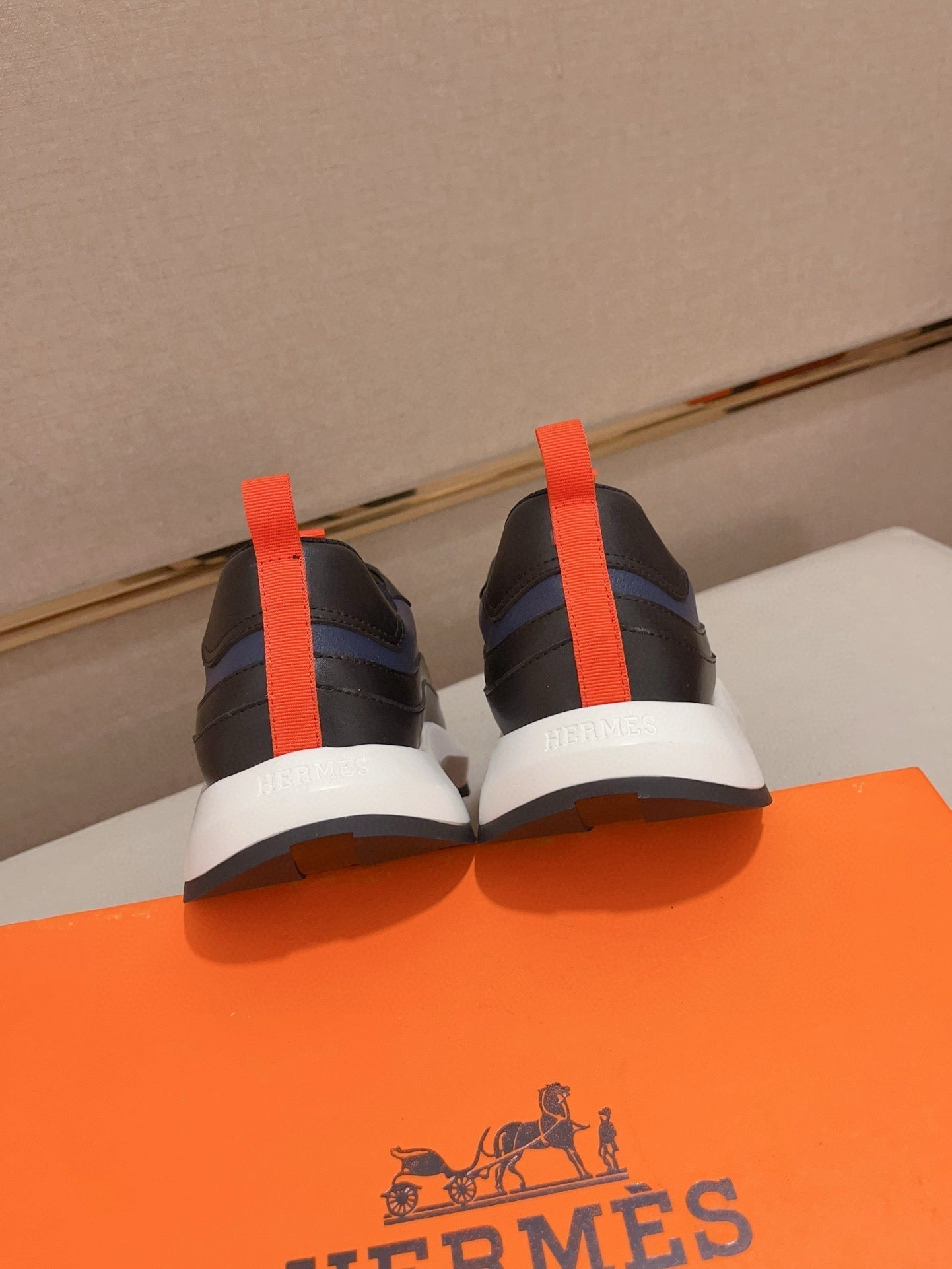 HM Men's Gramme Sneaker Blue Cowhide 539677