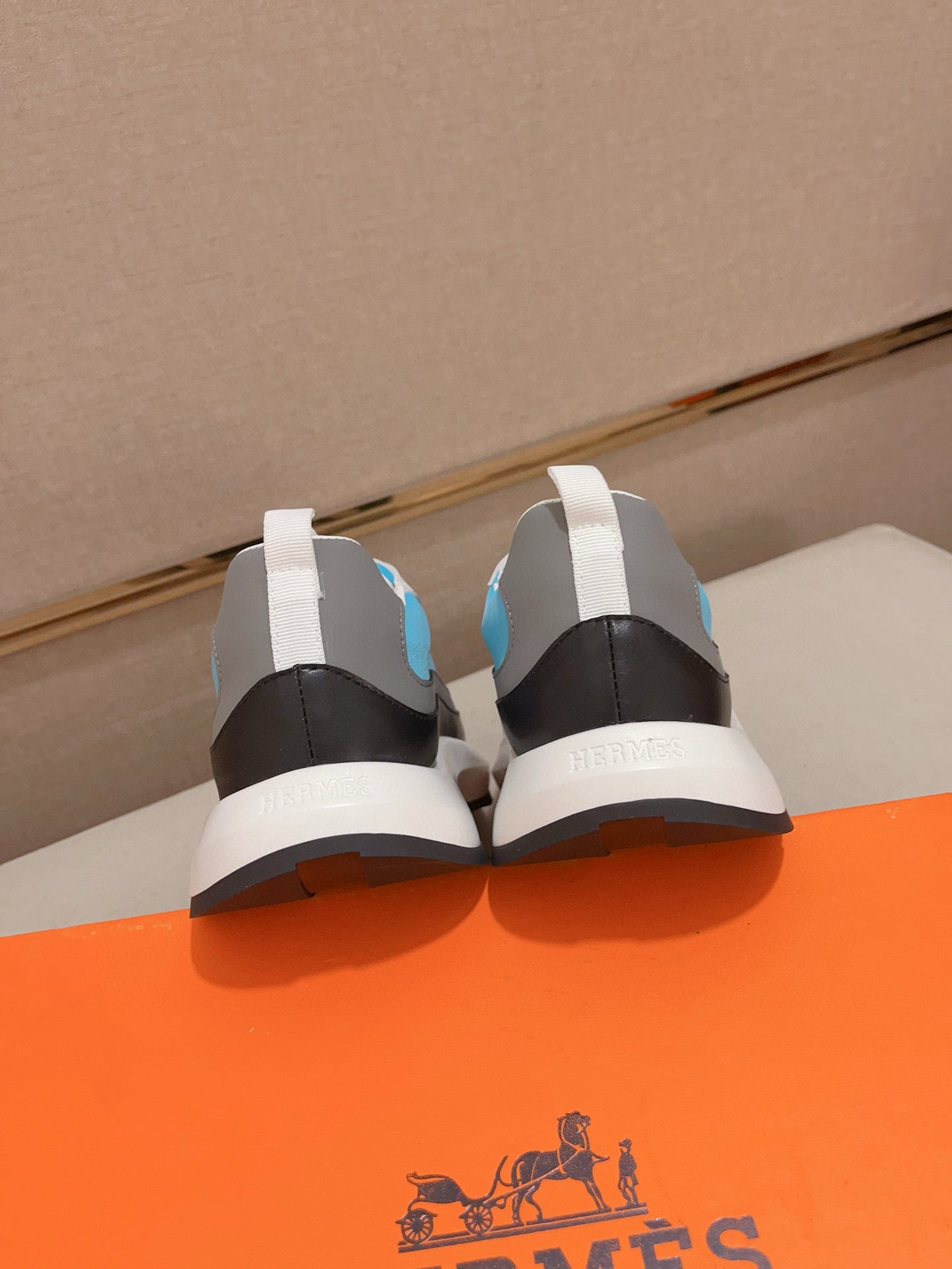 HM Men's Gramme Sneaker Skyblue Cowhide 539679