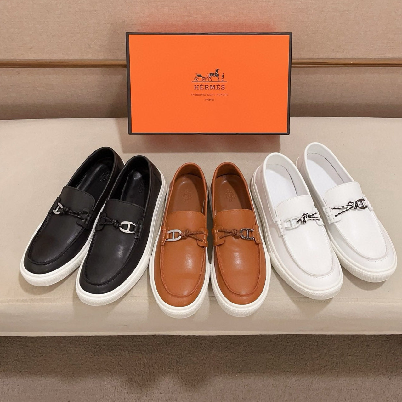 HM Men's Loafer Cowhide 564401