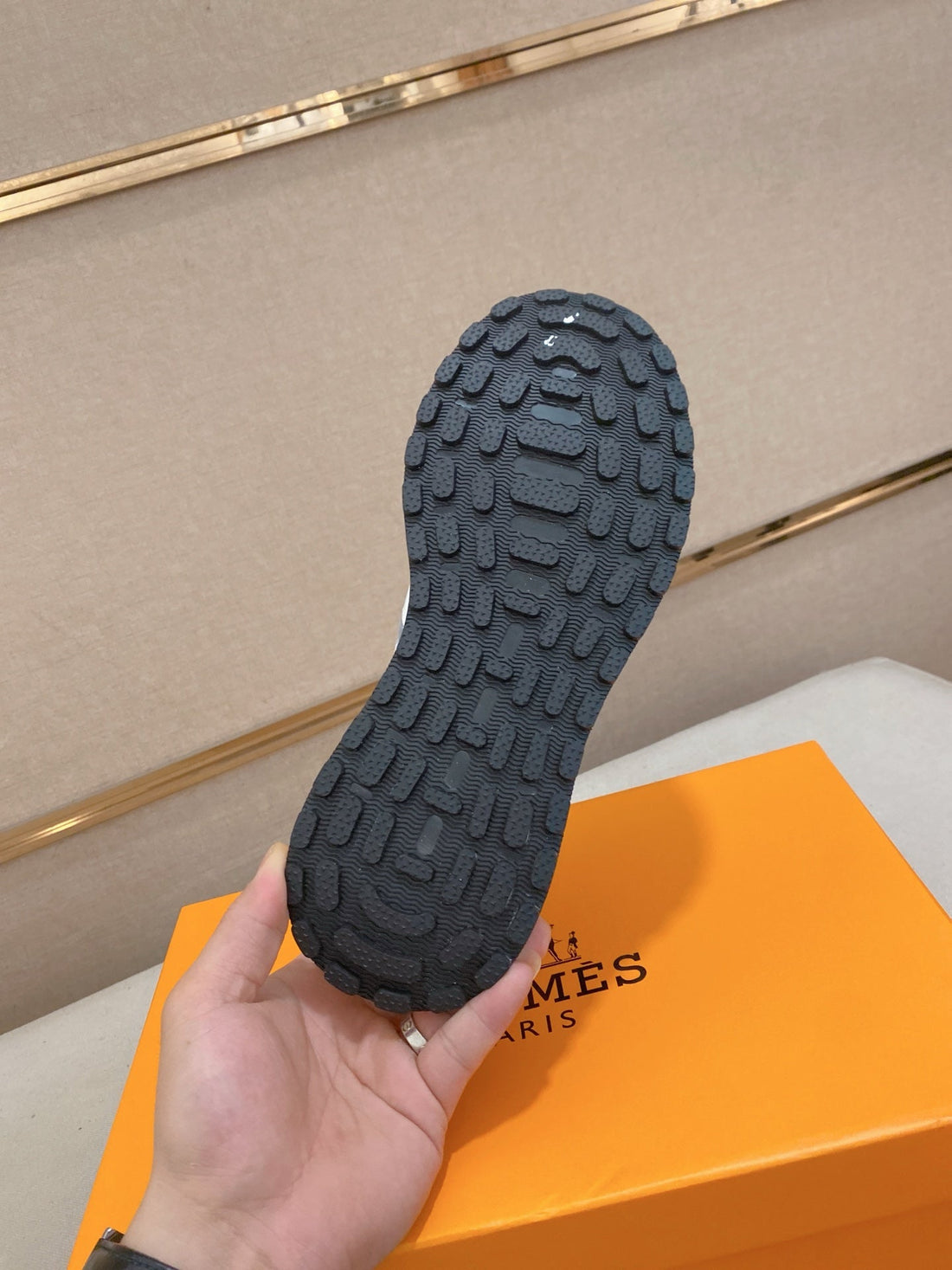 HM Men's Sneaker Grey Sheepskin 635727