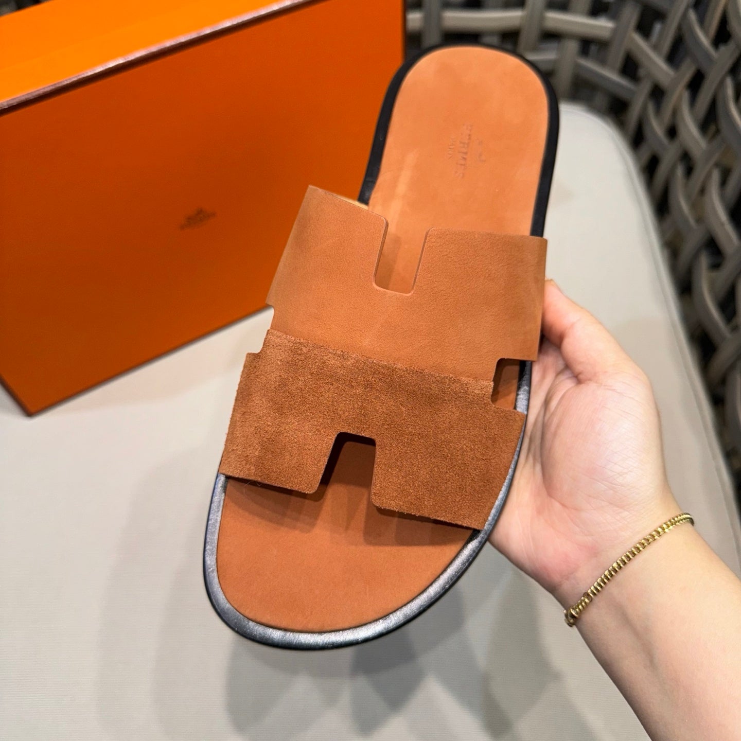 HM Men's Izmir Slide Suede 540351