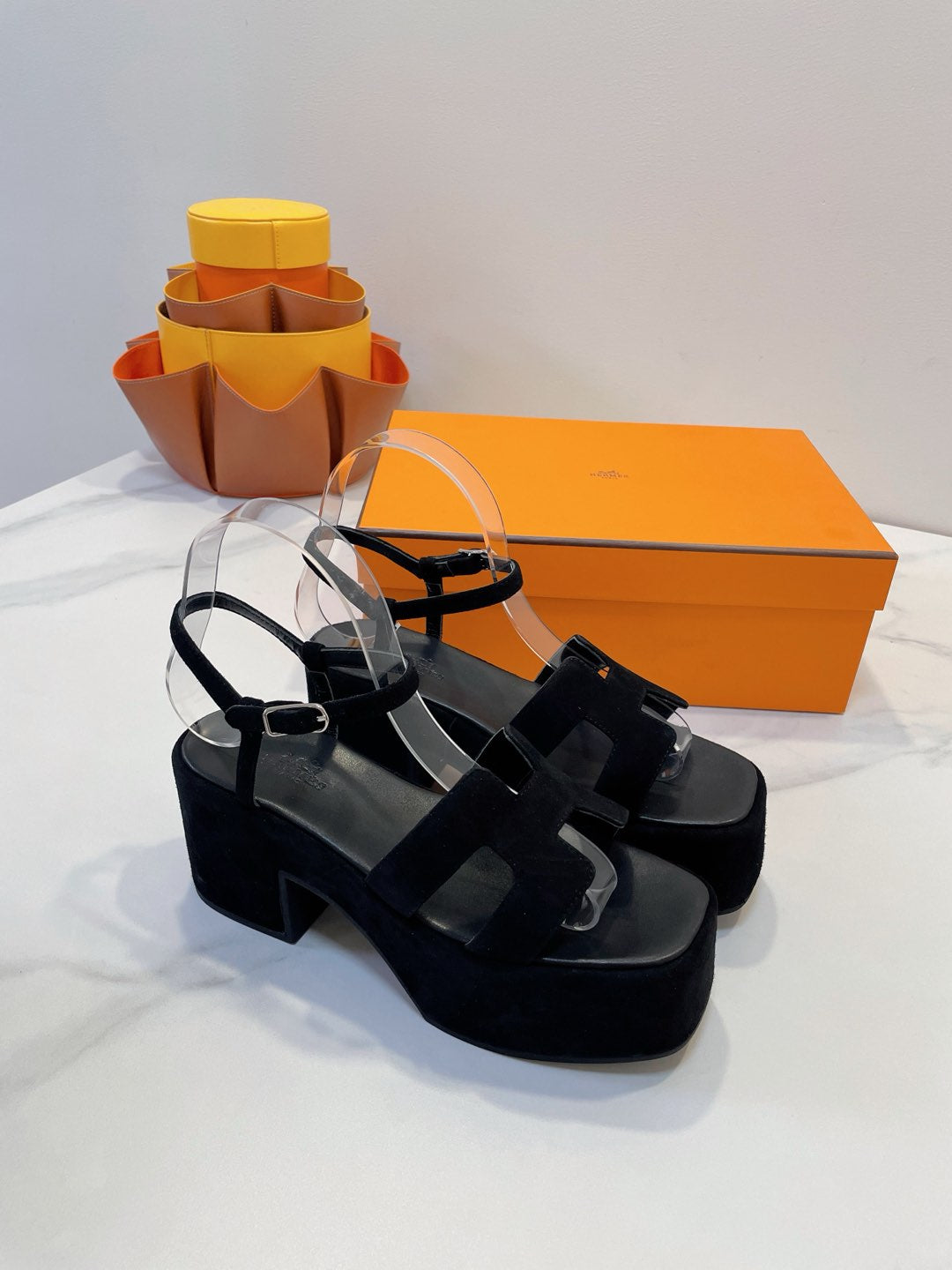 HM Sandalen Jam 30 Black Suede 212227