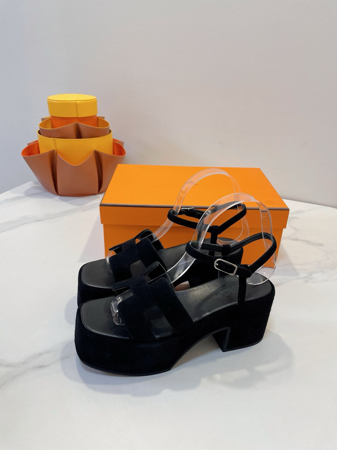 HM Sandalen Jam 30 Black Suede 212227